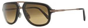 Omega Men's Aluminum Pilot Sunglasses OM0030 02F Matte Black 60mm