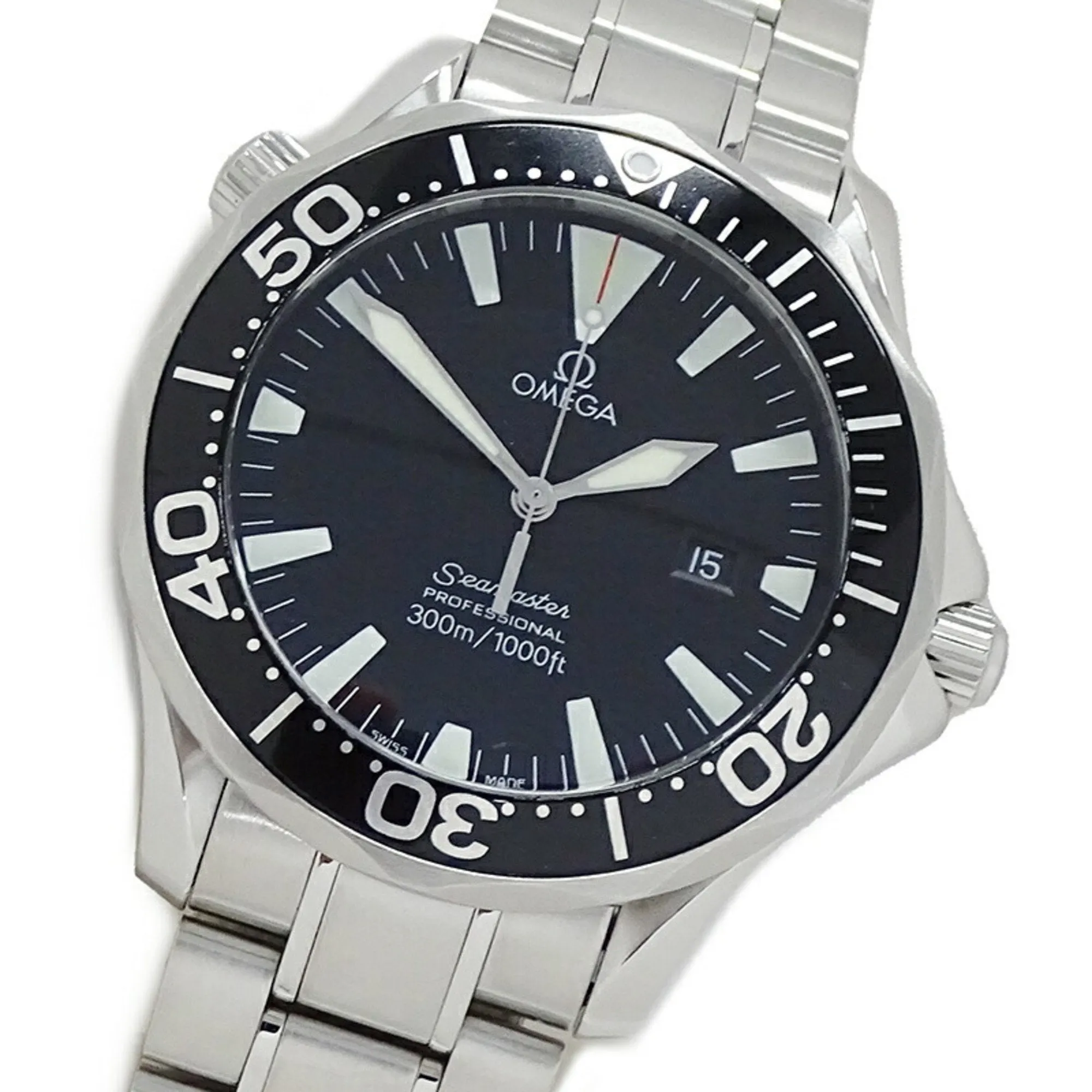 Omega Seamaster Stainless Steel Wristwatch (Pre-Owned)