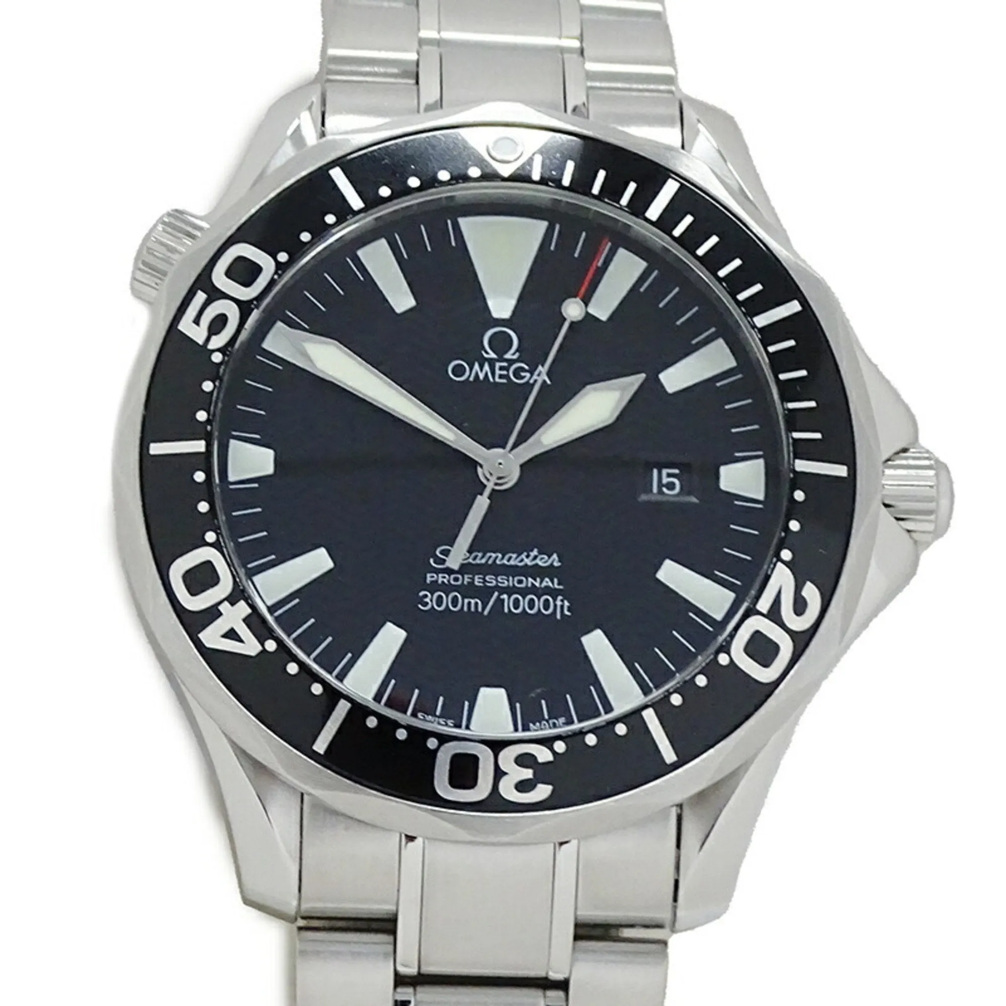 Omega Seamaster Stainless Steel Wristwatch (Pre-Owned)