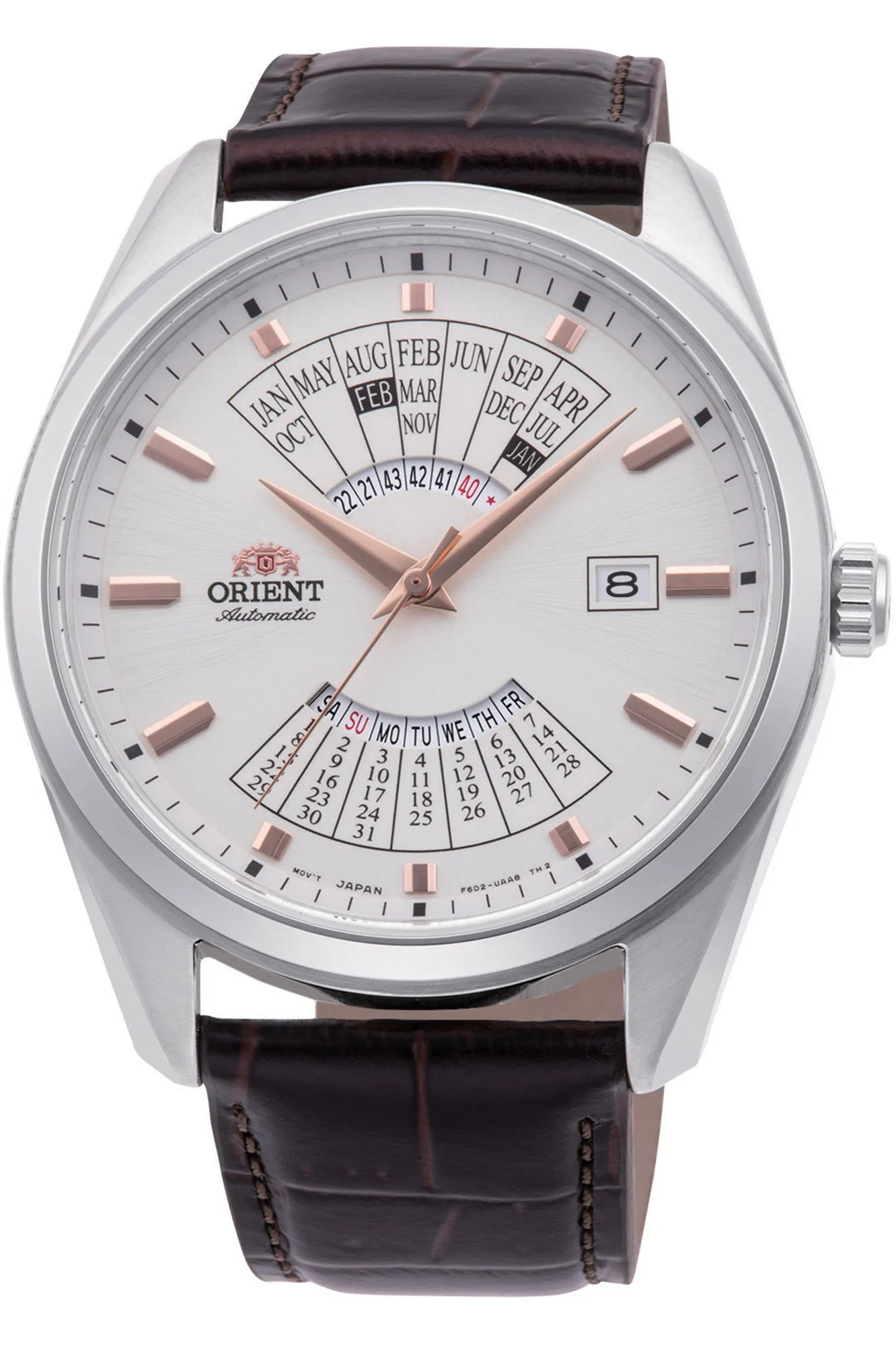 Orient Men's RA-BA0005S10B Contemporary 43mm Manual-Wind Watch