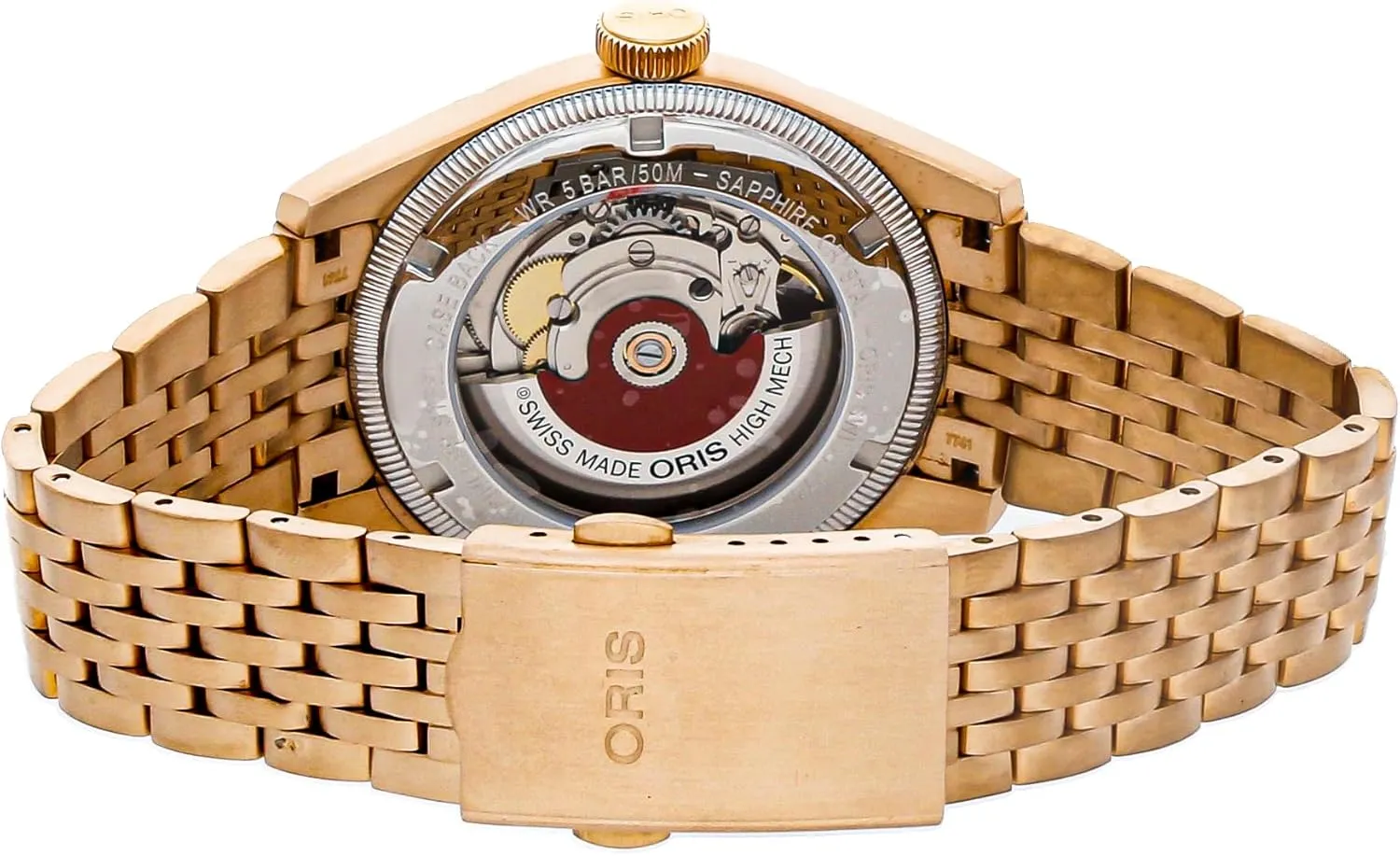 Oris Big Crown Pointer Date Red Dial Bronze Bracelet Men's Watch 01 754 7741 3168-07 8 20 01