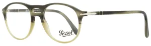 Persol Men's Aviator Eyeglasses PO3202V 1065 Gray Melange/Beige 51mm
