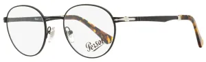 Persol Men's Oval Eyeglasses PO2460V 1078 Black/Havana 48mm