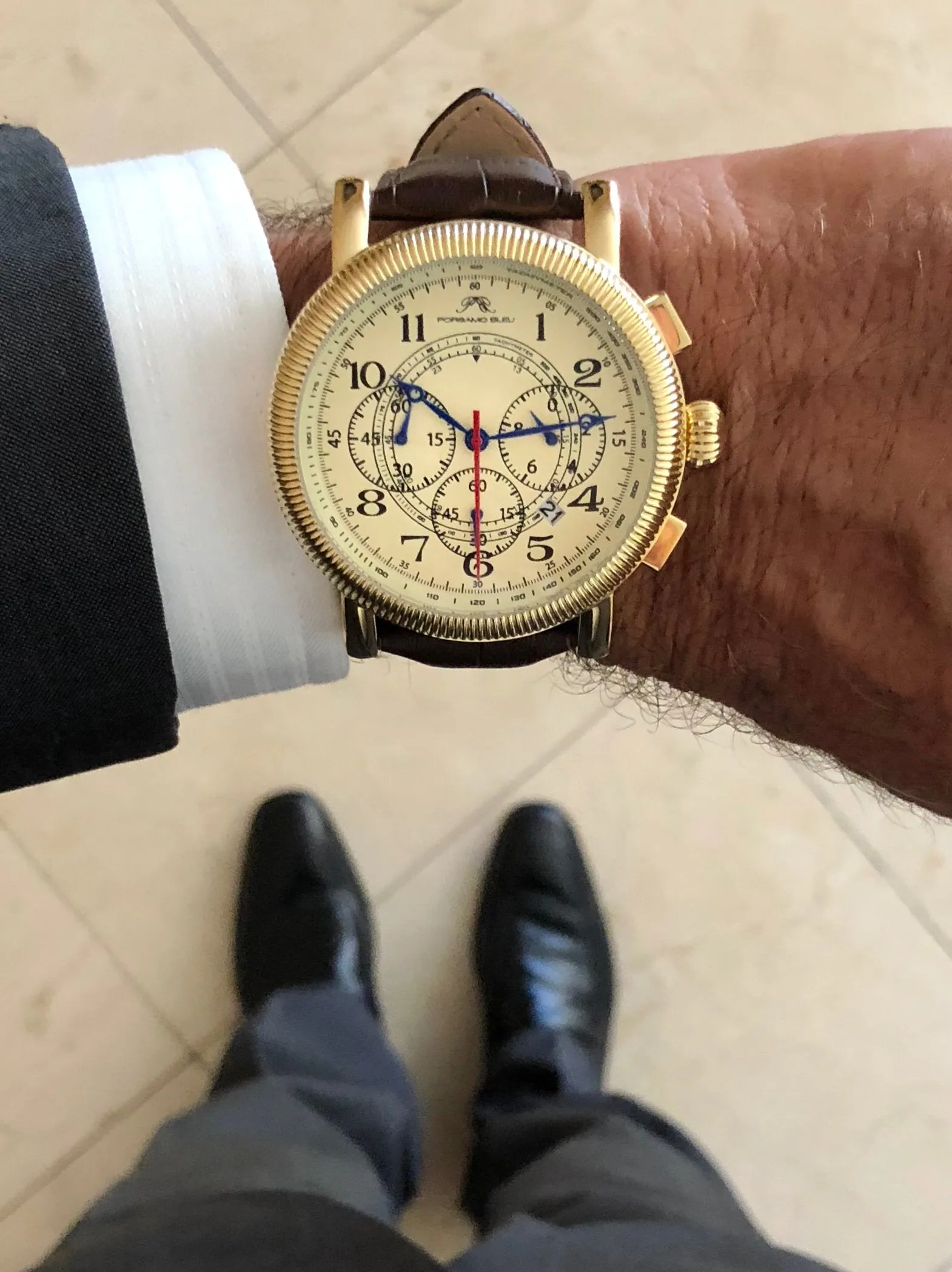 Phileas Men's Leather Watch