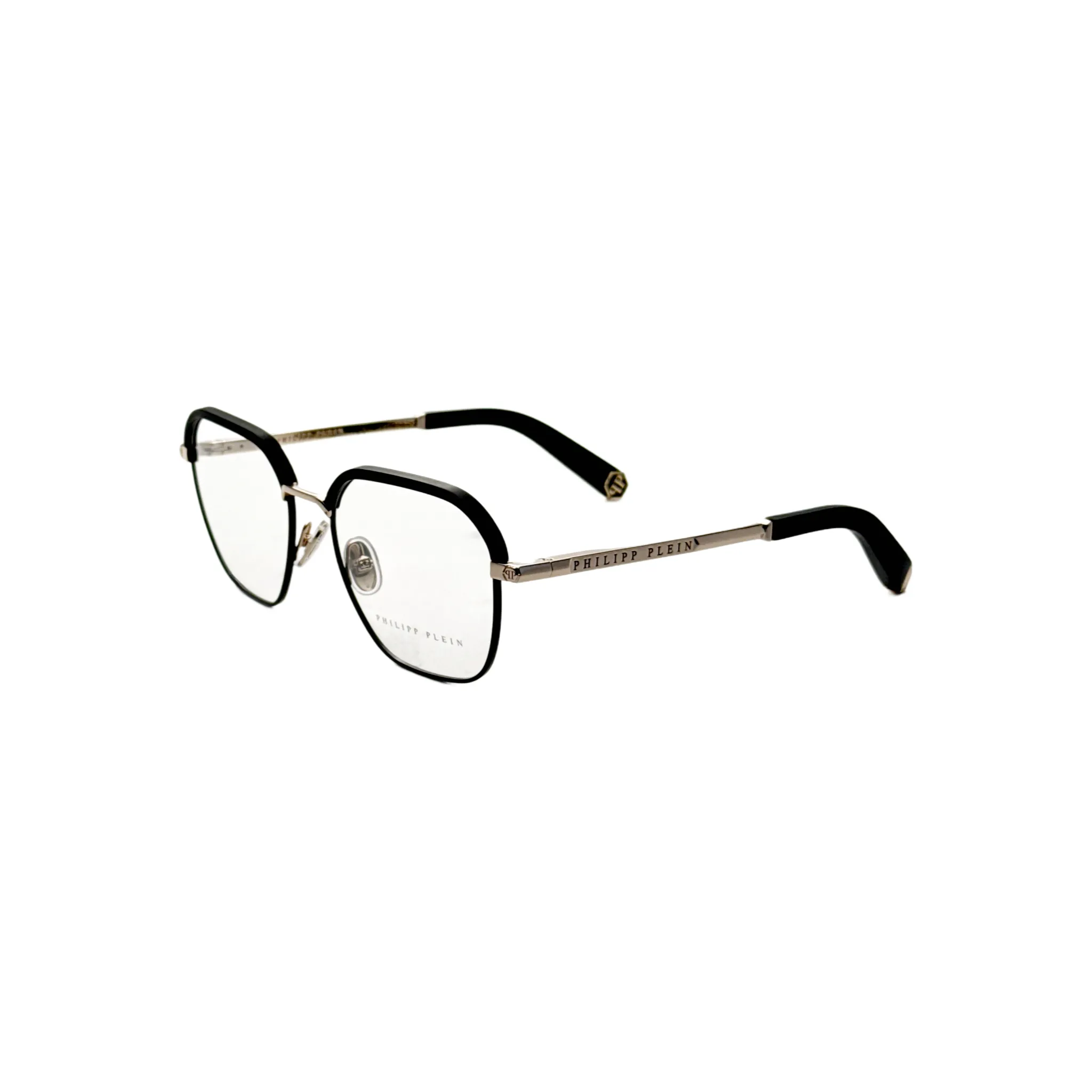 Philipp Plein Men's 52 mm Black Gold Opticals