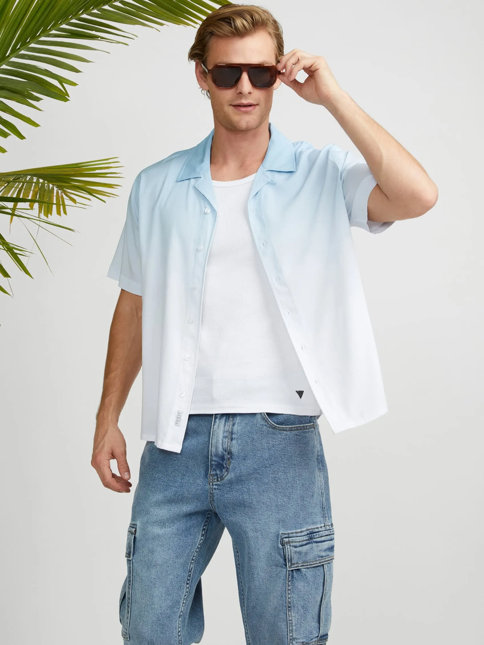 Plastic Logo Temple Aviators