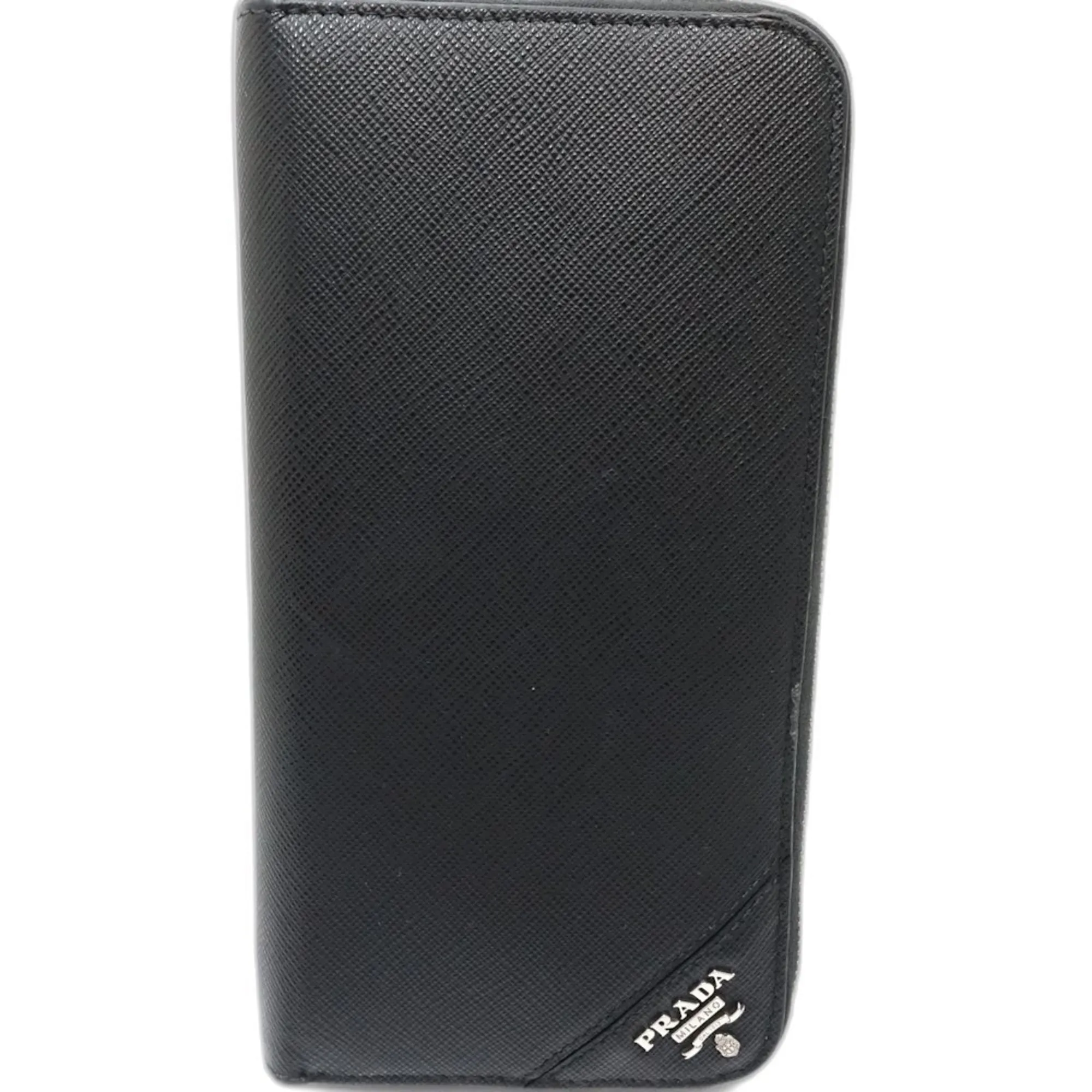 Prada  Saffiano Long Wallet (Bi-Fold) (Pre-Owned)