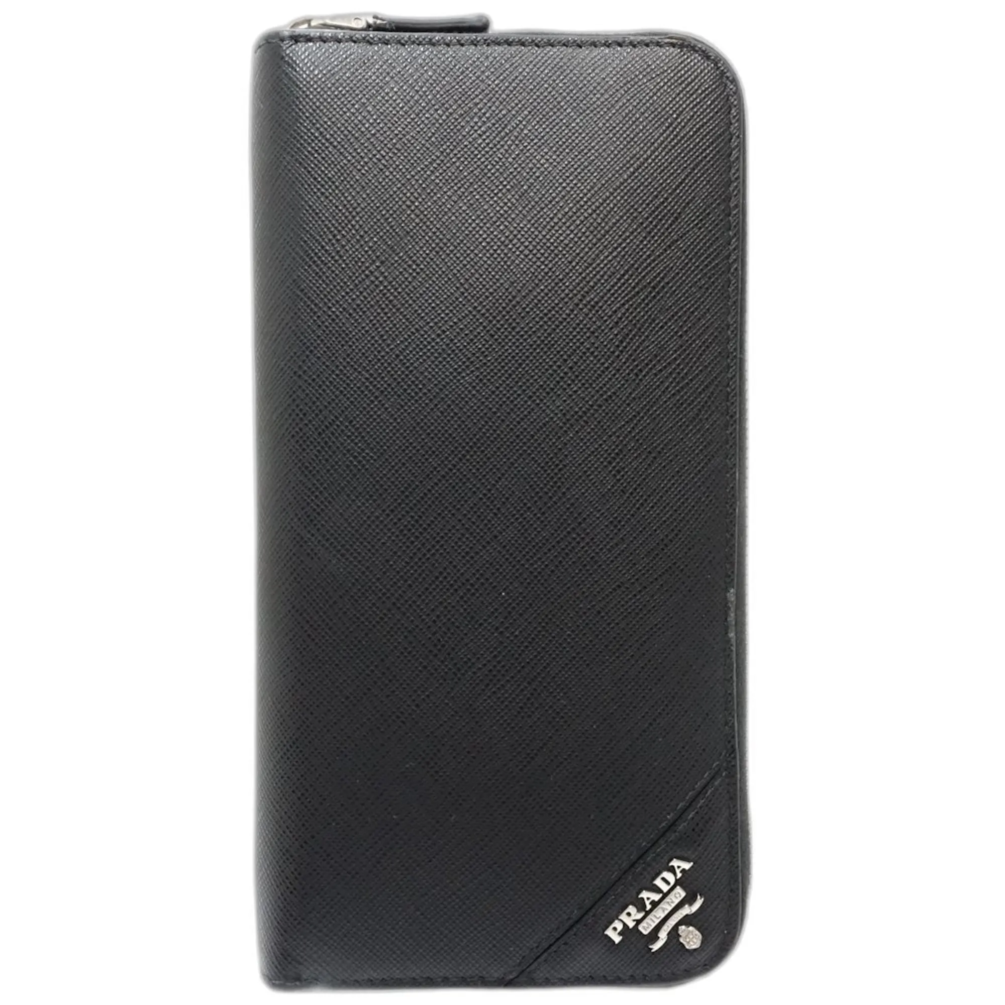 Prada  Saffiano Long Wallet (Bi-Fold) (Pre-Owned)