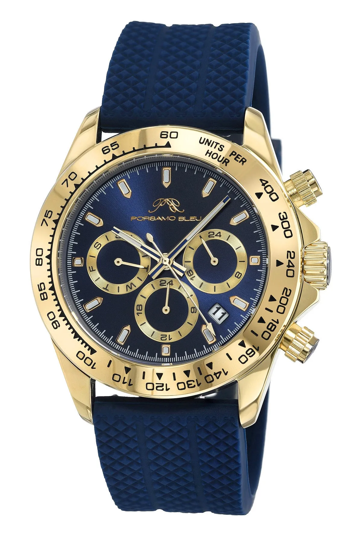 Preston Sport Men's Silicone Strap Watch, 1034BPRR