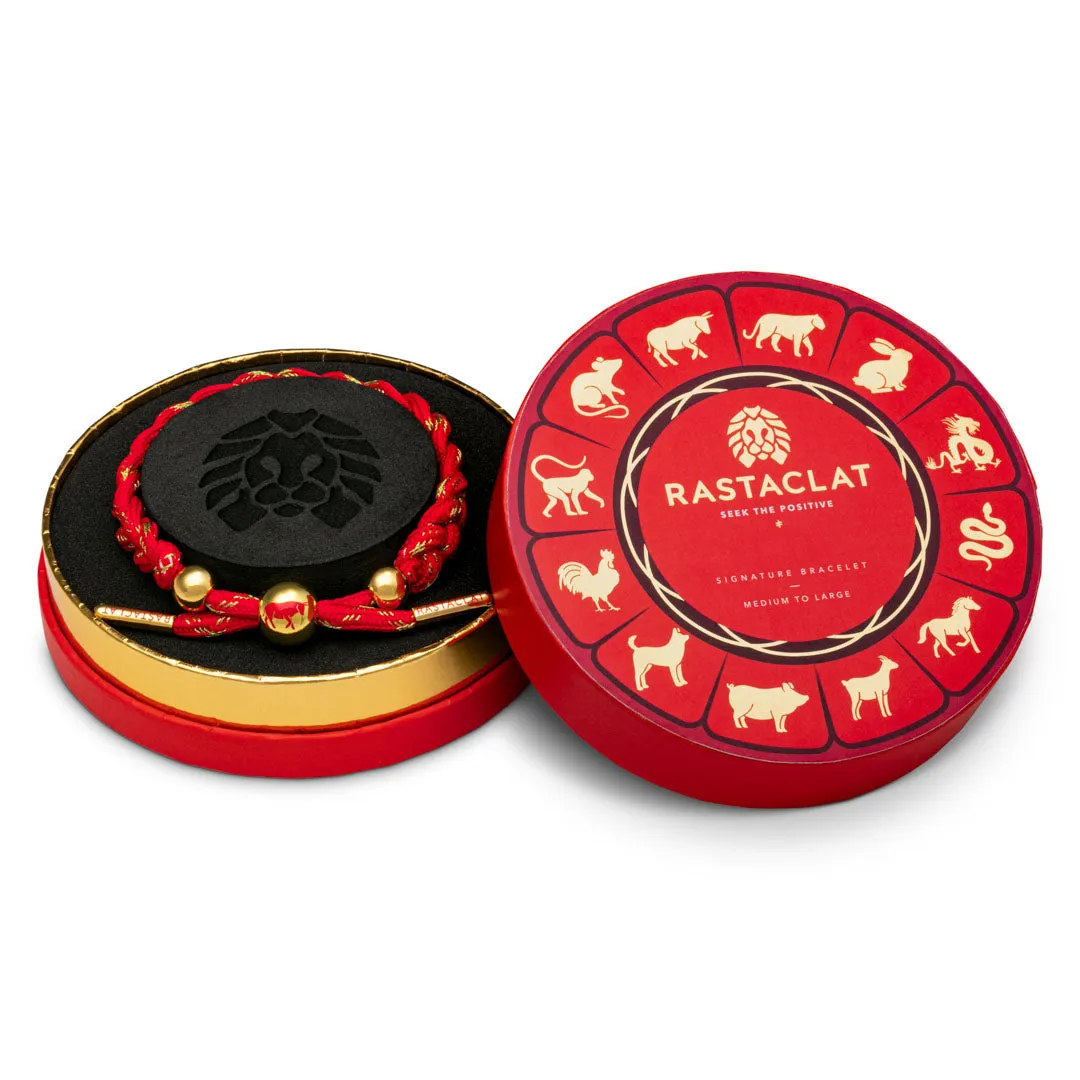 Rastaclat Original Hand Braided Lunar New Year (Ox) Adjustable Bracelet