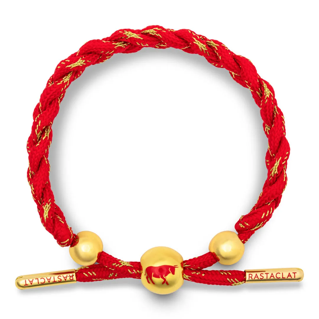 Rastaclat Original Hand Braided Lunar New Year (Ox) Adjustable Bracelet