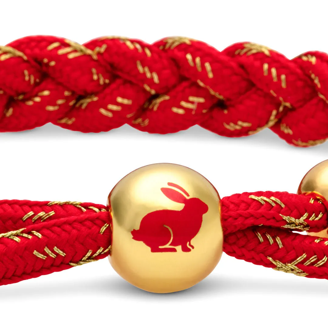 Rastaclat Original Hand Braided Lunar New Year (Rabbit) Adjustable Bracelet