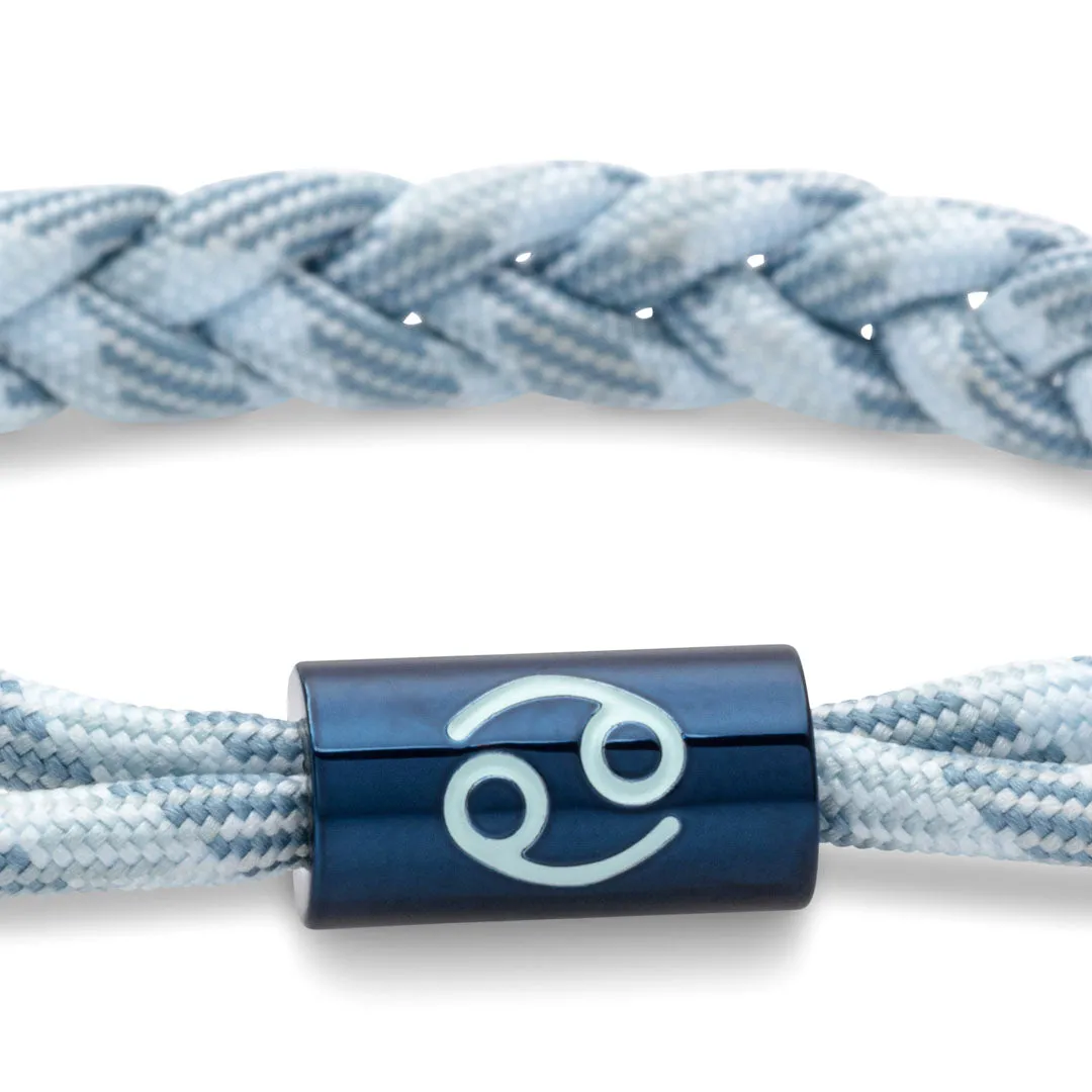 Rastaclat Original Hand Braided Zodiac (Cancer) Adjustable Bracelet