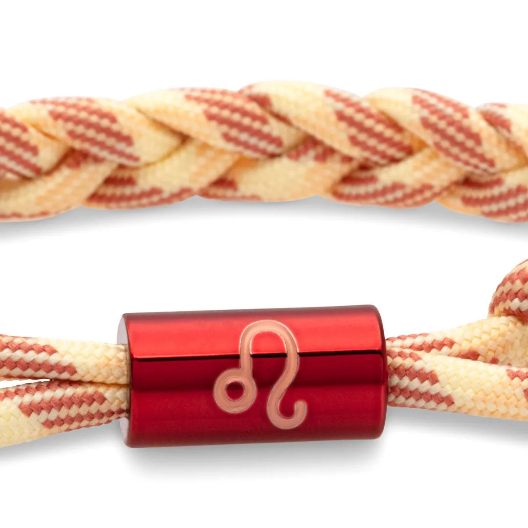 Rastaclat Original Hand Braided Zodiac (Leo) Adjustable Bracelet
