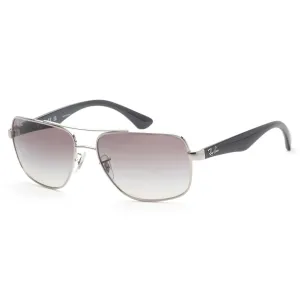 Ray-Ban Unisex 60 mm Polished Silver Sunglasses