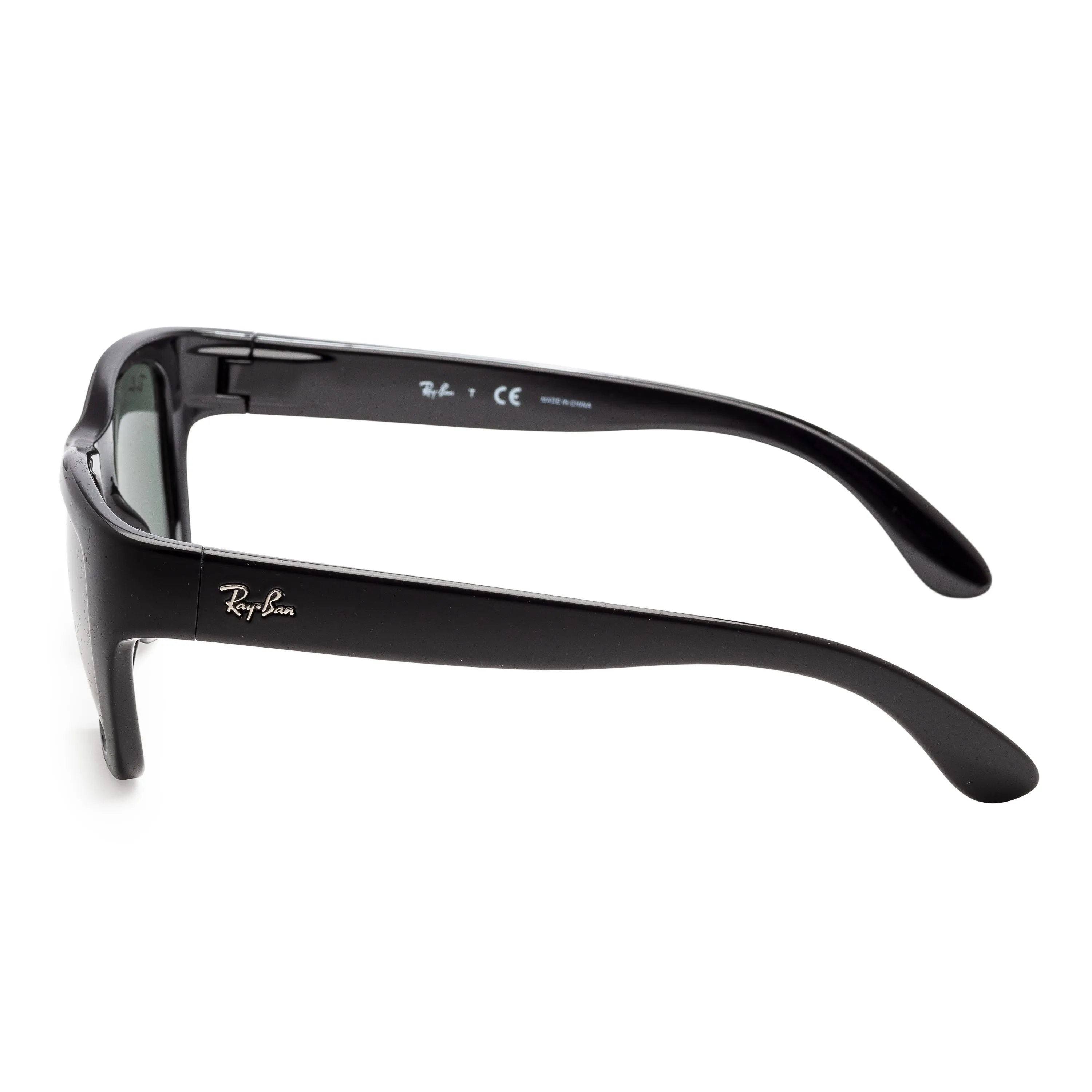 Ray-Ban Unisex Designer 53 mm Polished Black Sunglasses