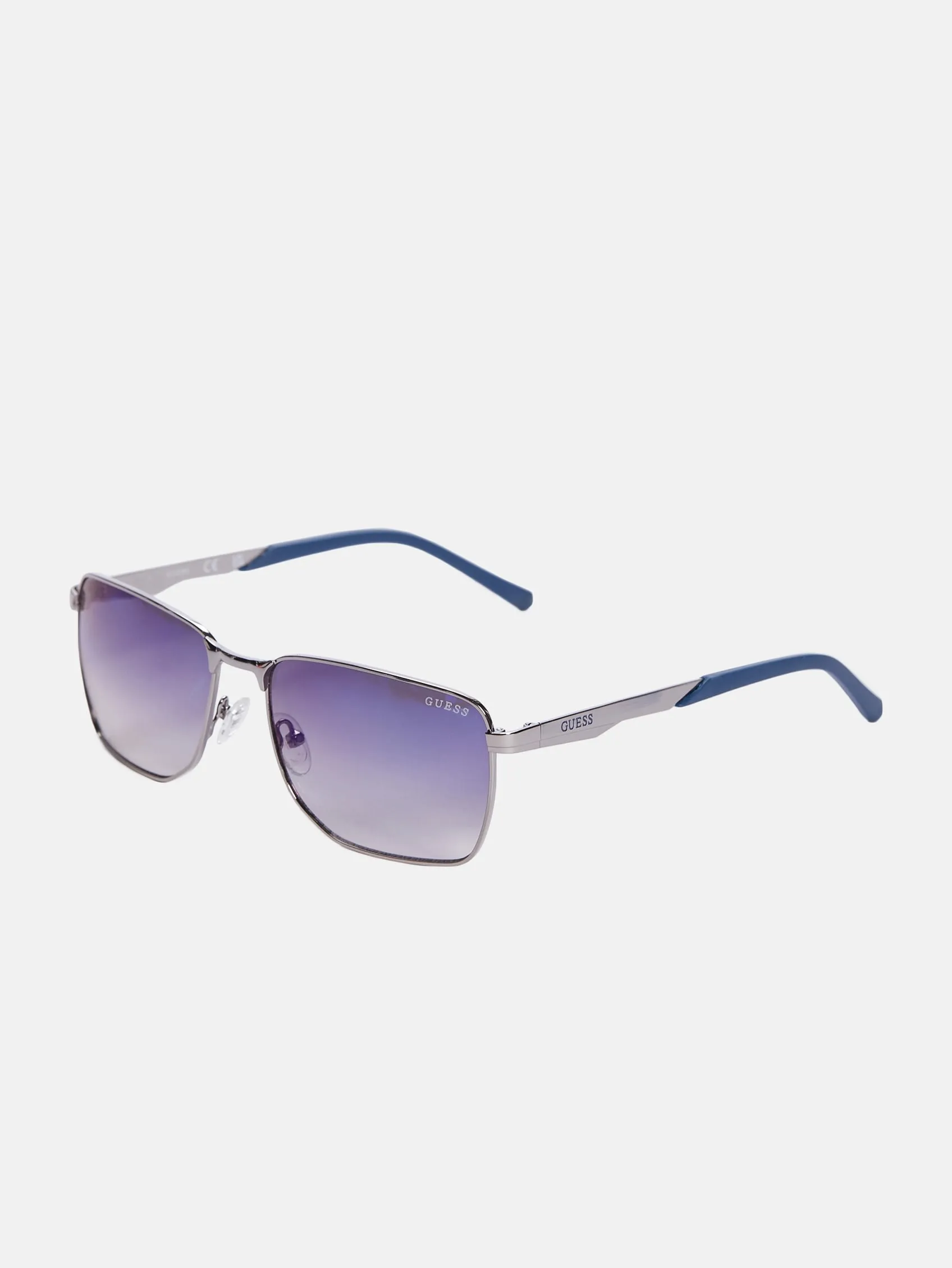 Rectangle Metal Pilot Sunglasses