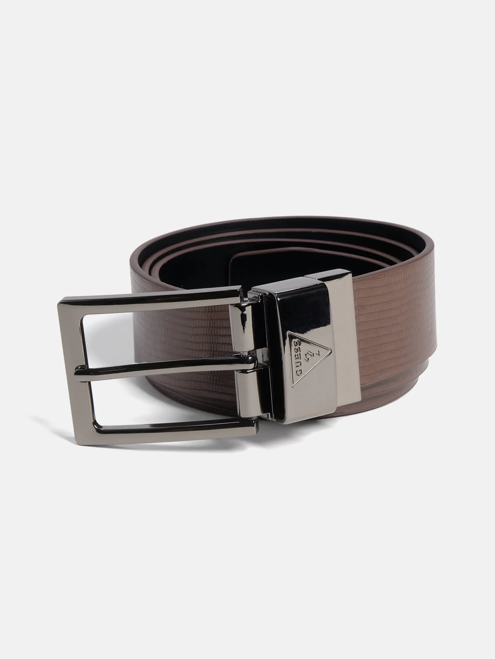 Reversible Lizard-Embossed Belt