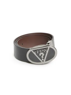 Reversible Oval Logo Plaque Belt