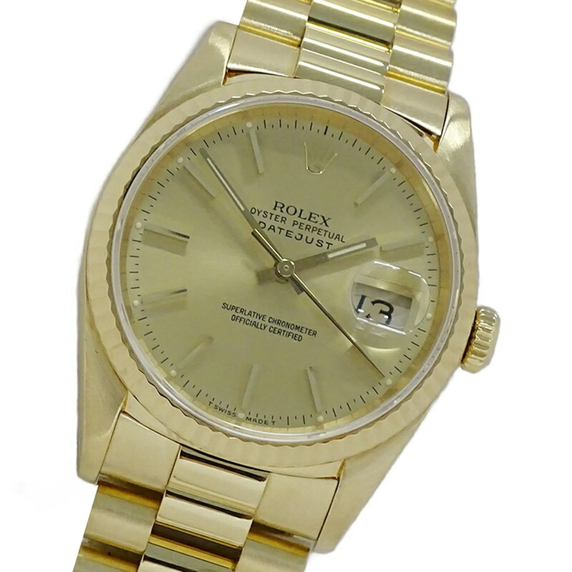 Rolex yellow gold (18K) Wristwatch (Pre-Owned)