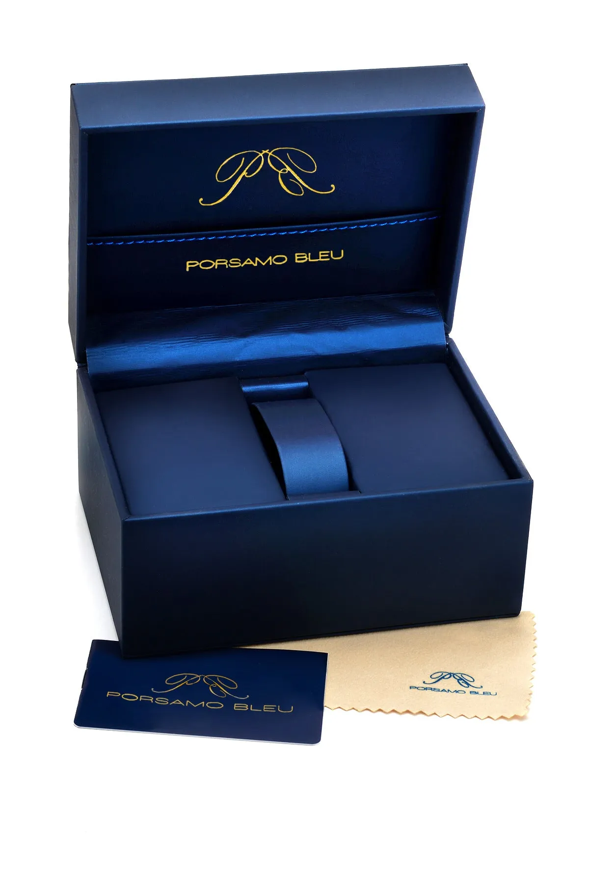 Roman Stainless Steel Gold Tone & Blue Men's Watch 1291DROS