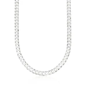 Ross-Simons Men's 8mm Sterling Silver Curb Link Necklace