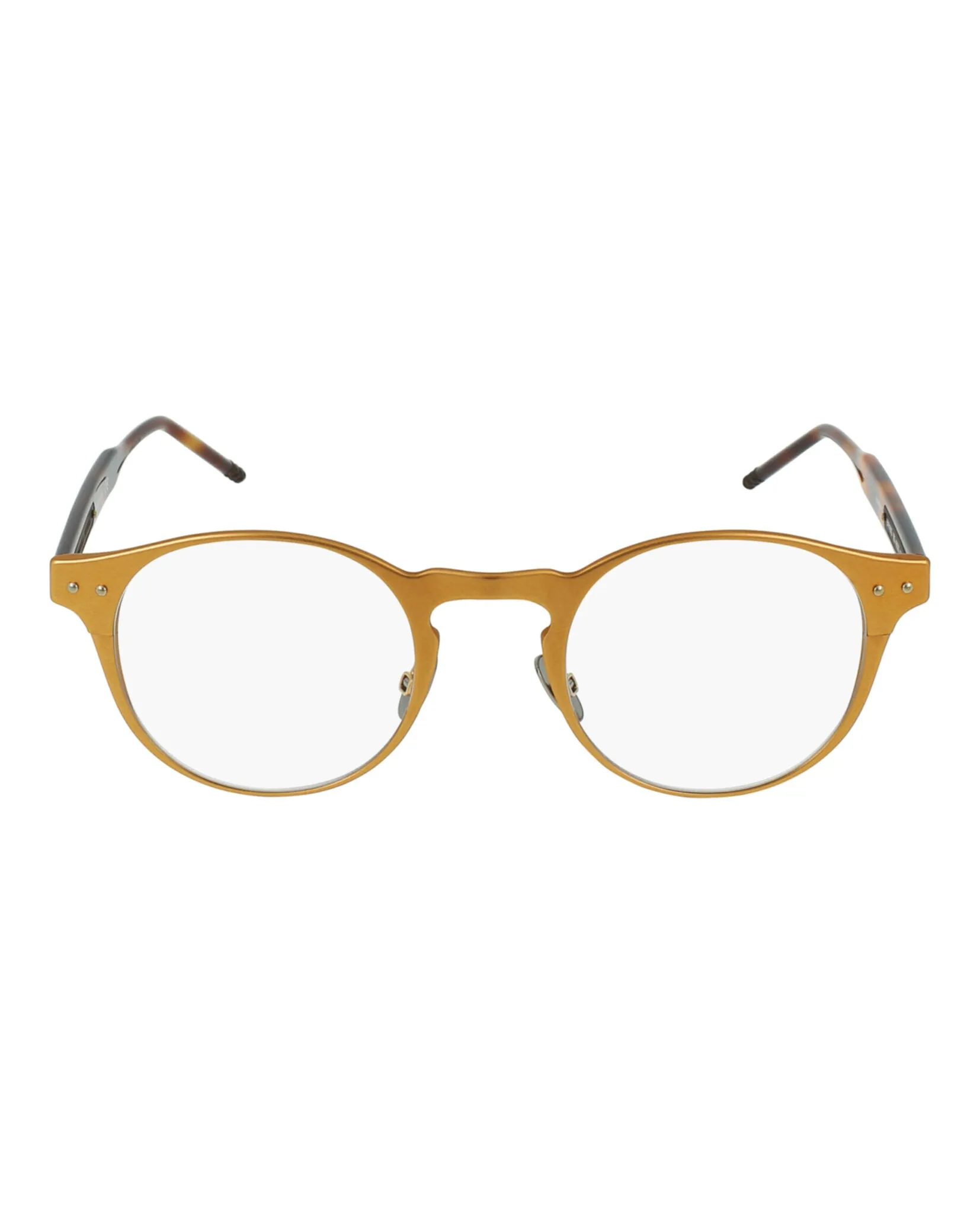 Round-Frame Aluminium Sunglasses