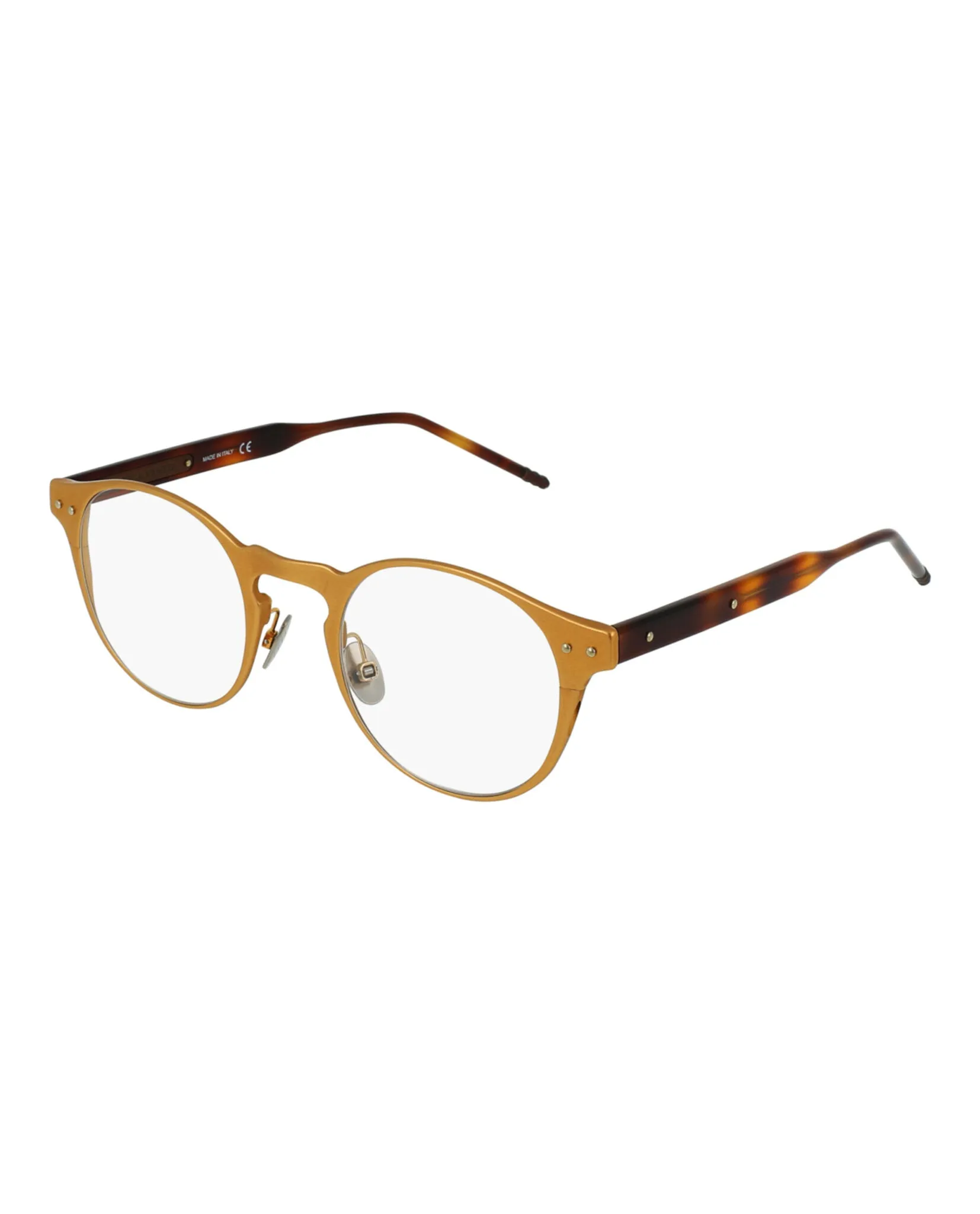 Round-Frame Aluminium Sunglasses