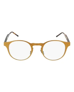 Round-Frame Aluminium Sunglasses