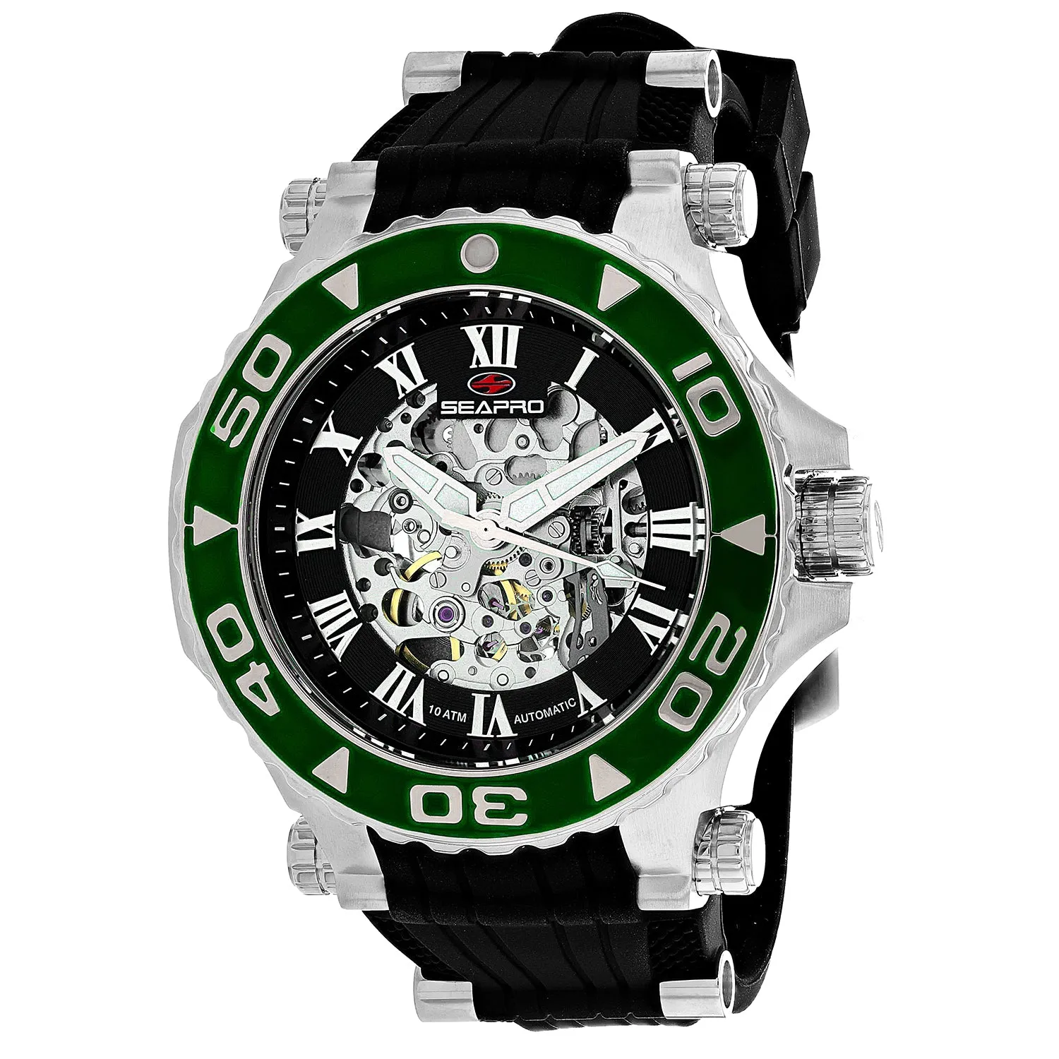 Seapro Men's Seaway Black Dial Watch
