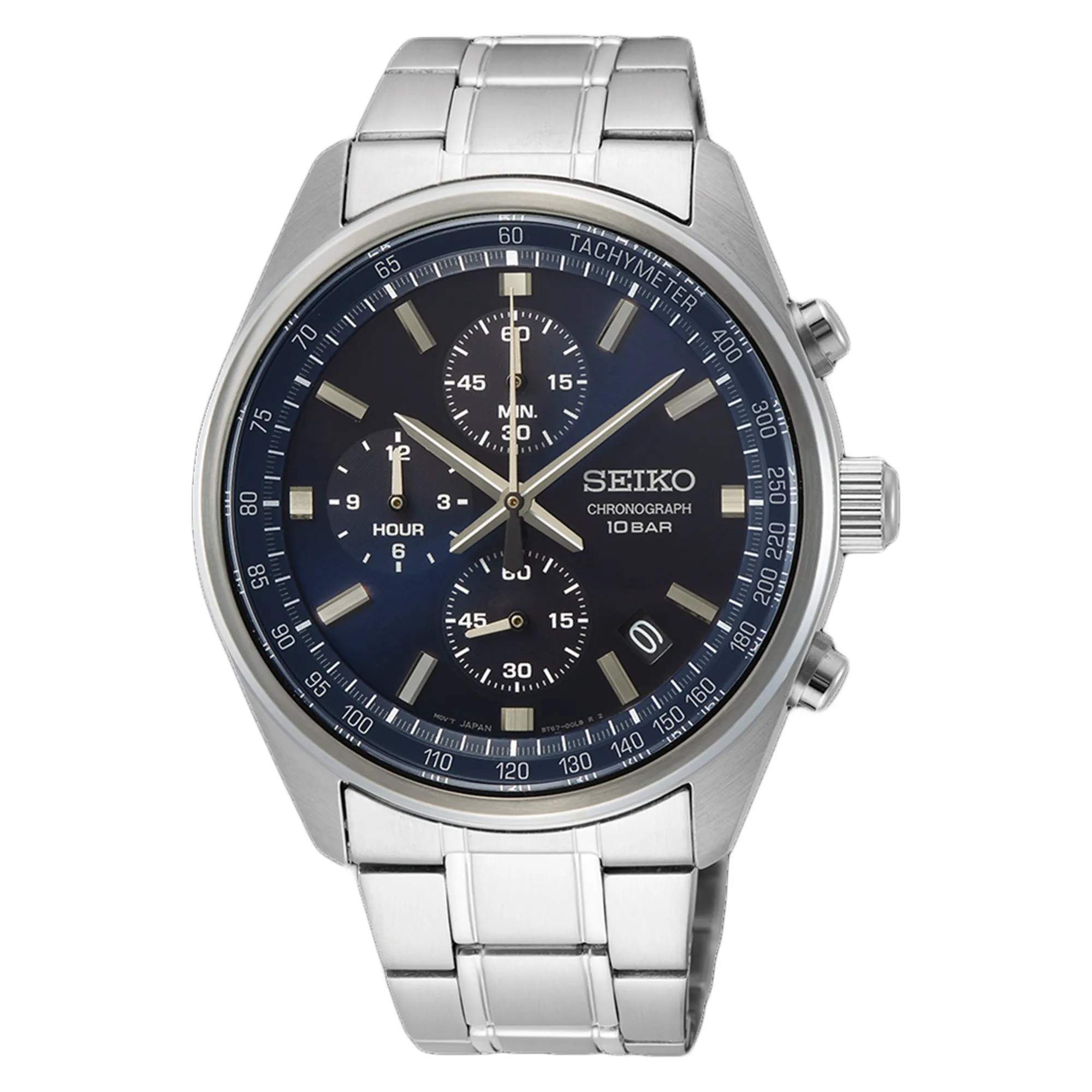 Seiko Men's Chronograph Blue Dial Watch