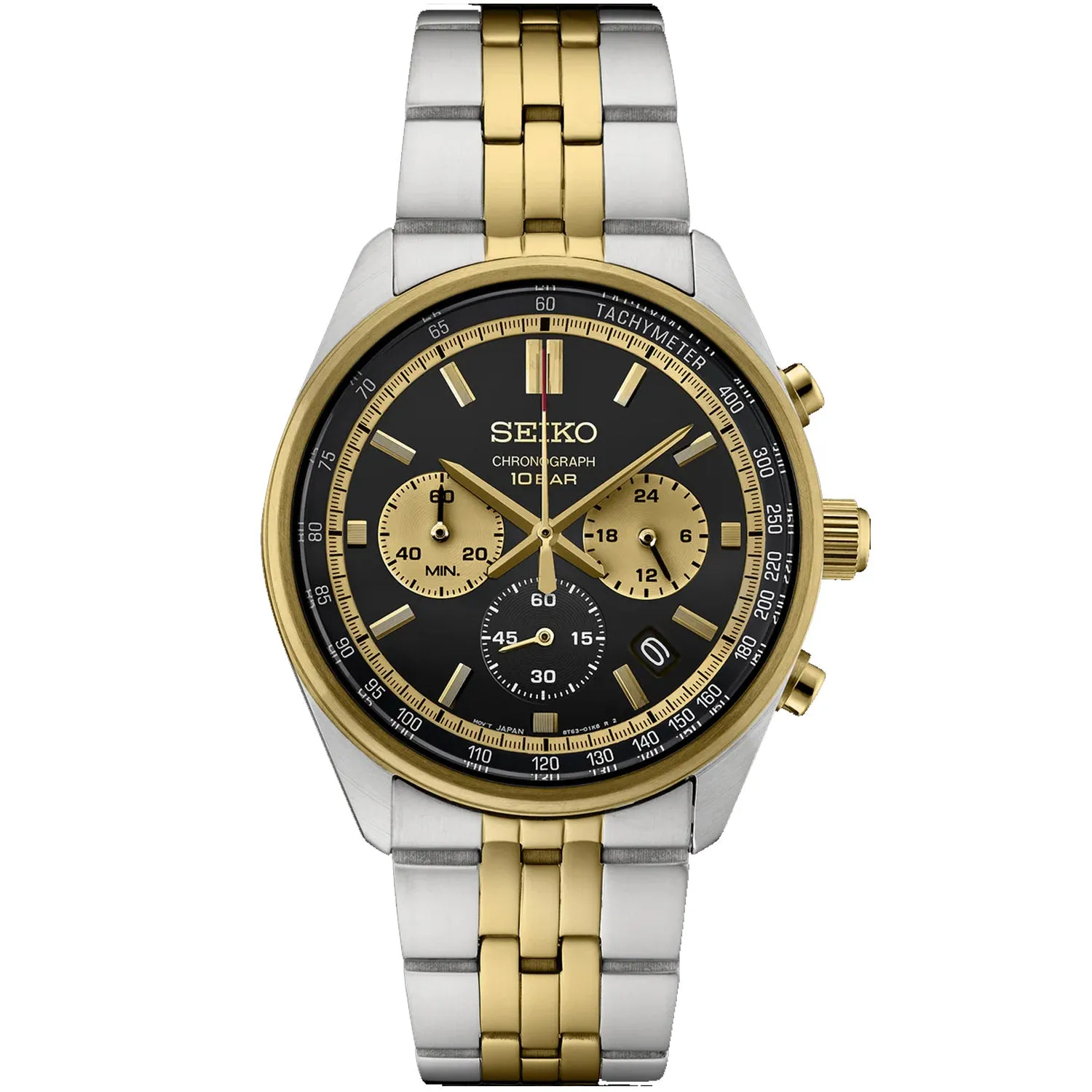 Seiko Men's Essentials Black Dial Watch
