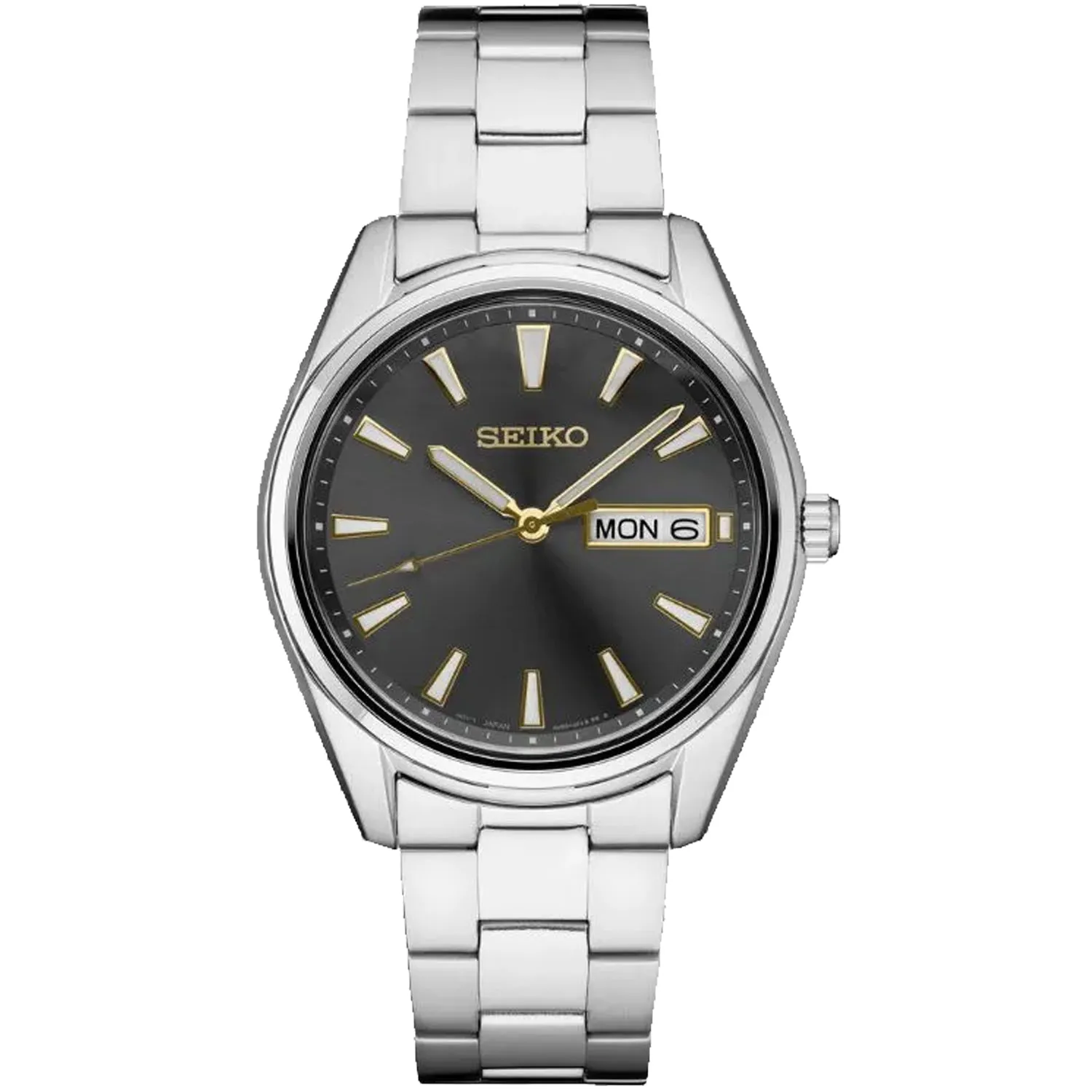 Seiko Men's Essentials Charcoal Dial Watch