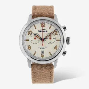 SHINOLA Detroit Men's The Traveler S0120245785 2 Eye Chronograph Watch
