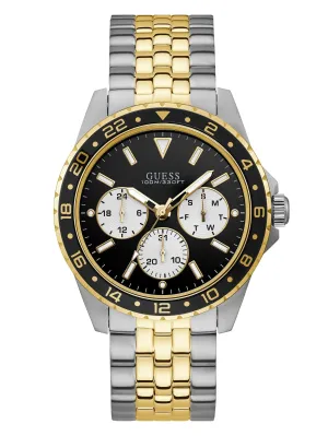 Silver Gold-Tone Multifunction Watch