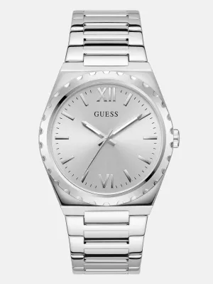 Silver-Tone Analog Watch