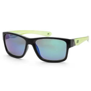 Skechers Men's 58 mm Black Neon Sunglasses