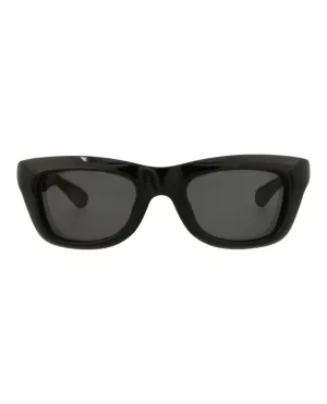 Square-Frame Injection Sunglasses