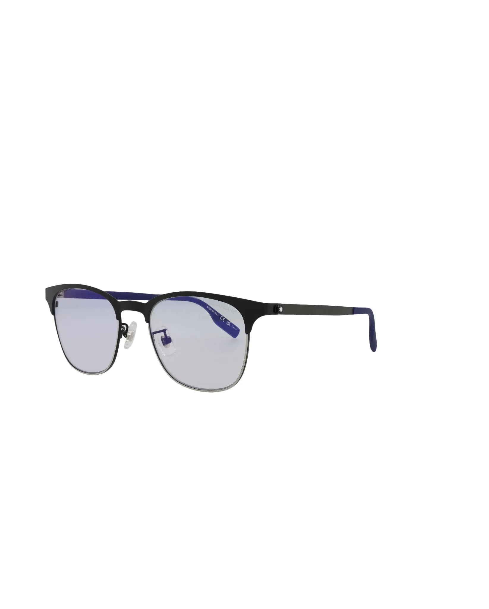 Square-Frame Metal Sunglasses