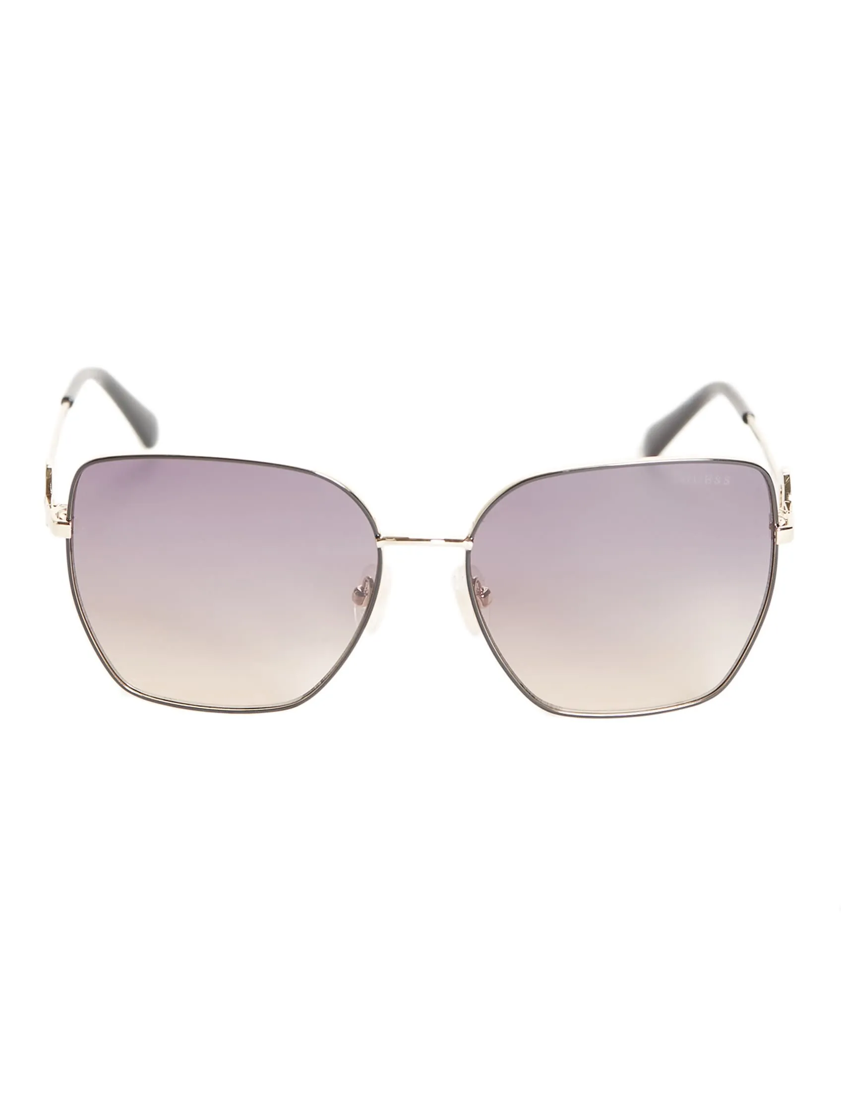 Square Geometric Metal Sunglasses