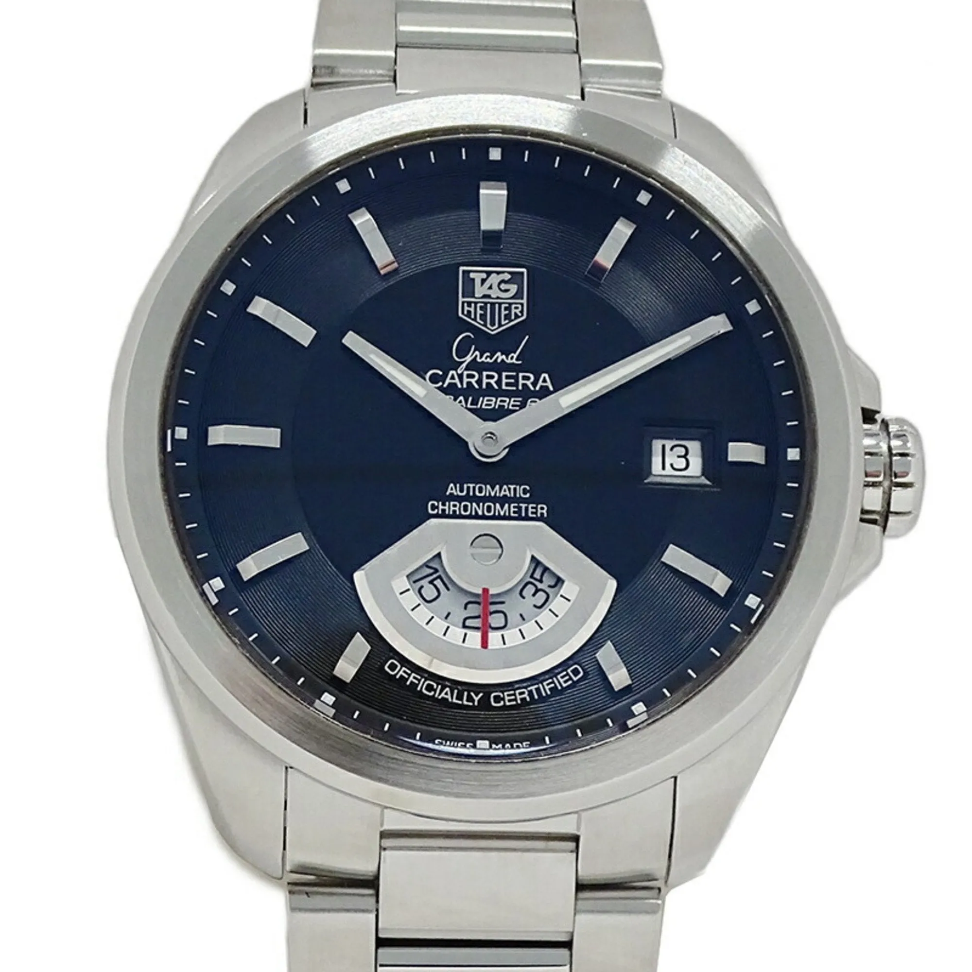 Tag Heuer Grand Carrera Stainless Steel Wristwatch (Pre-Owned)