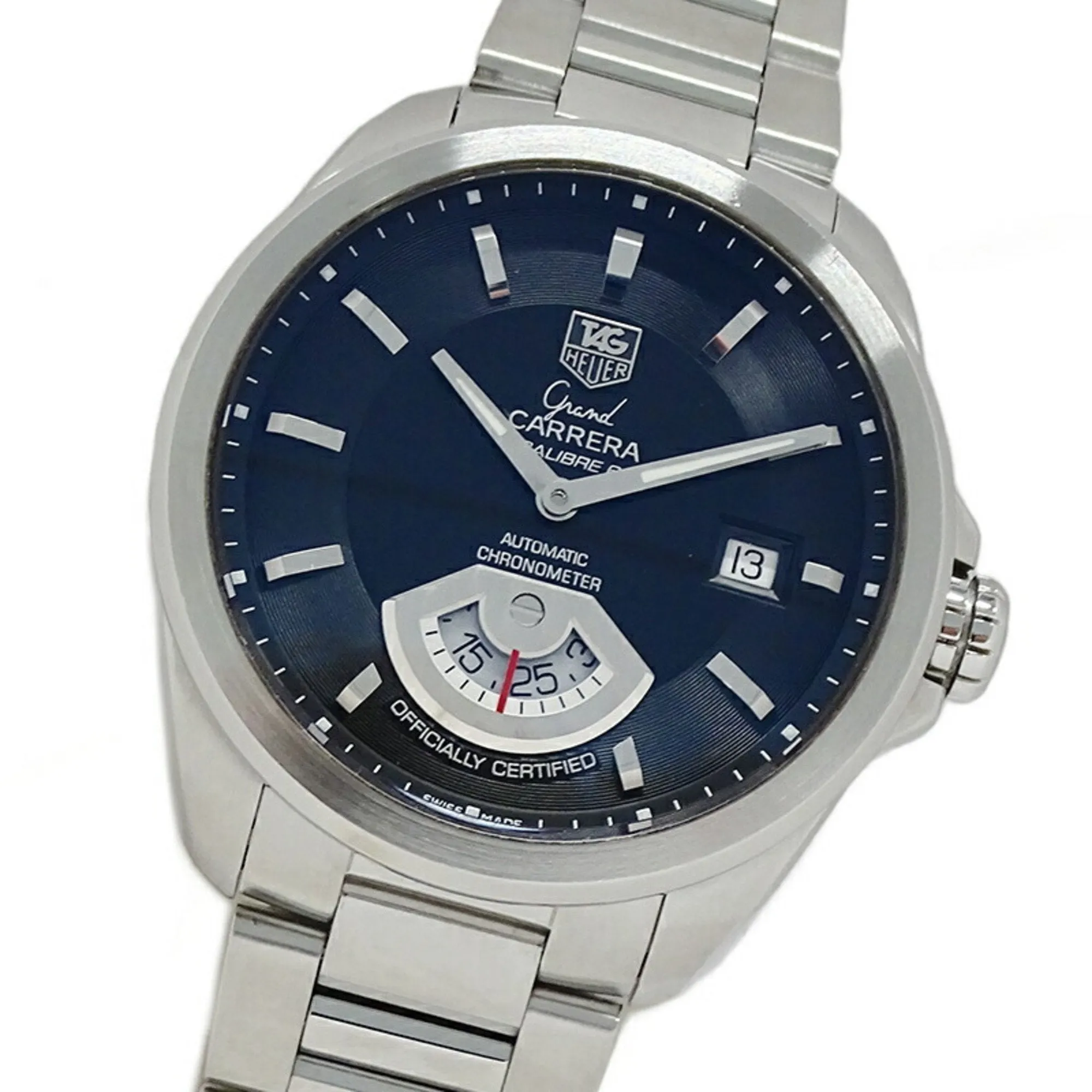 Tag Heuer Grand Carrera Stainless Steel Wristwatch (Pre-Owned)