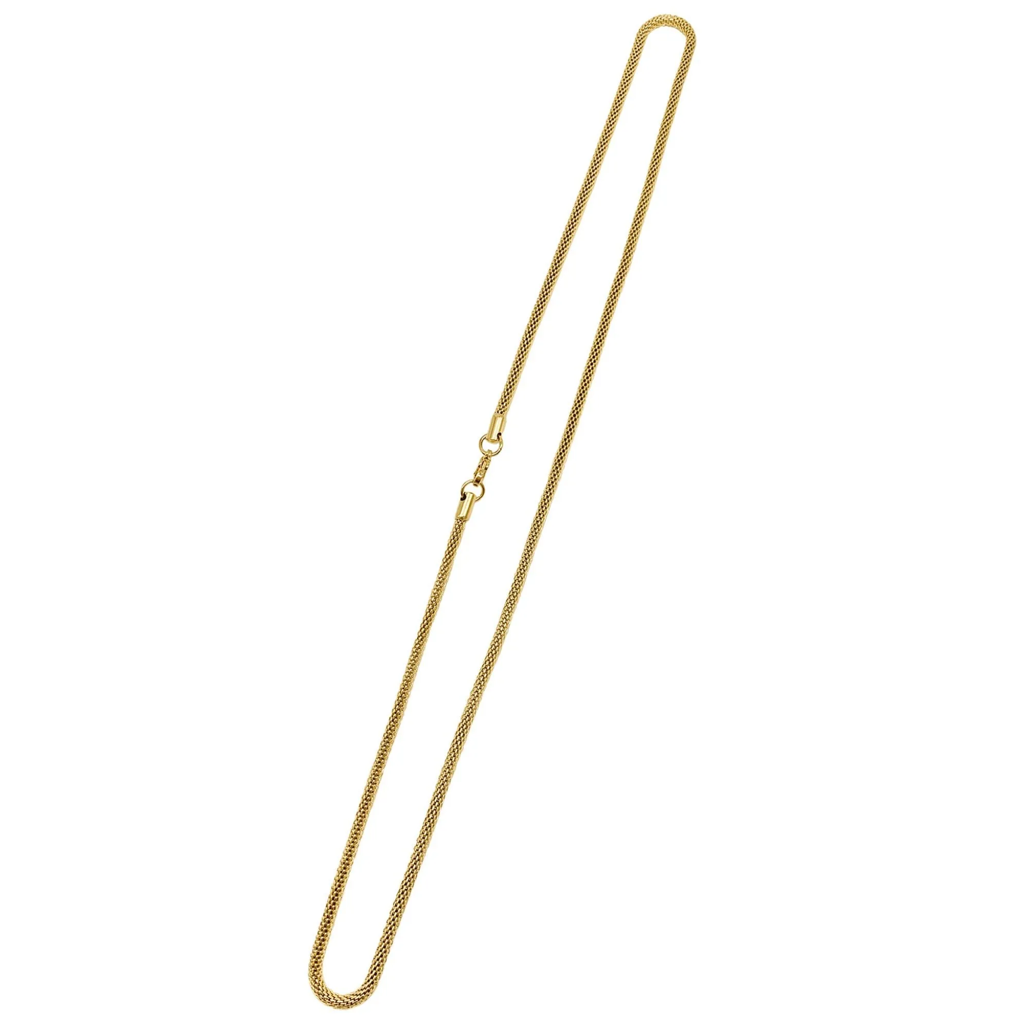 Tarnish Resistant 14k Gold Plated Textured Chain