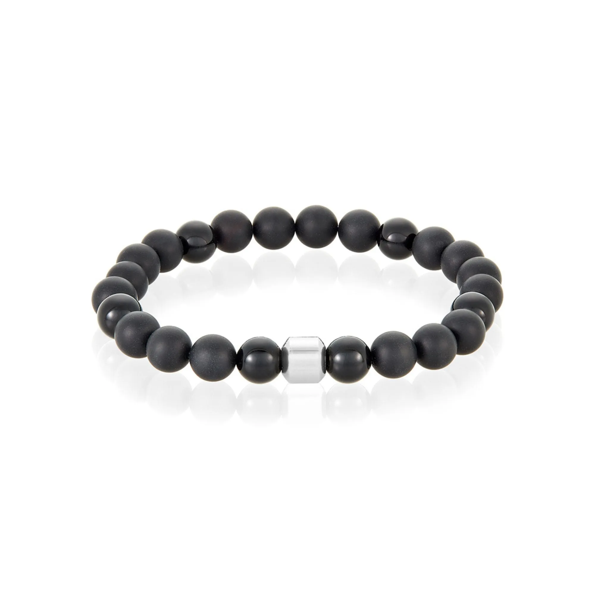 Tarnish Resistant Silver Plated 8mm Ball Bracelet