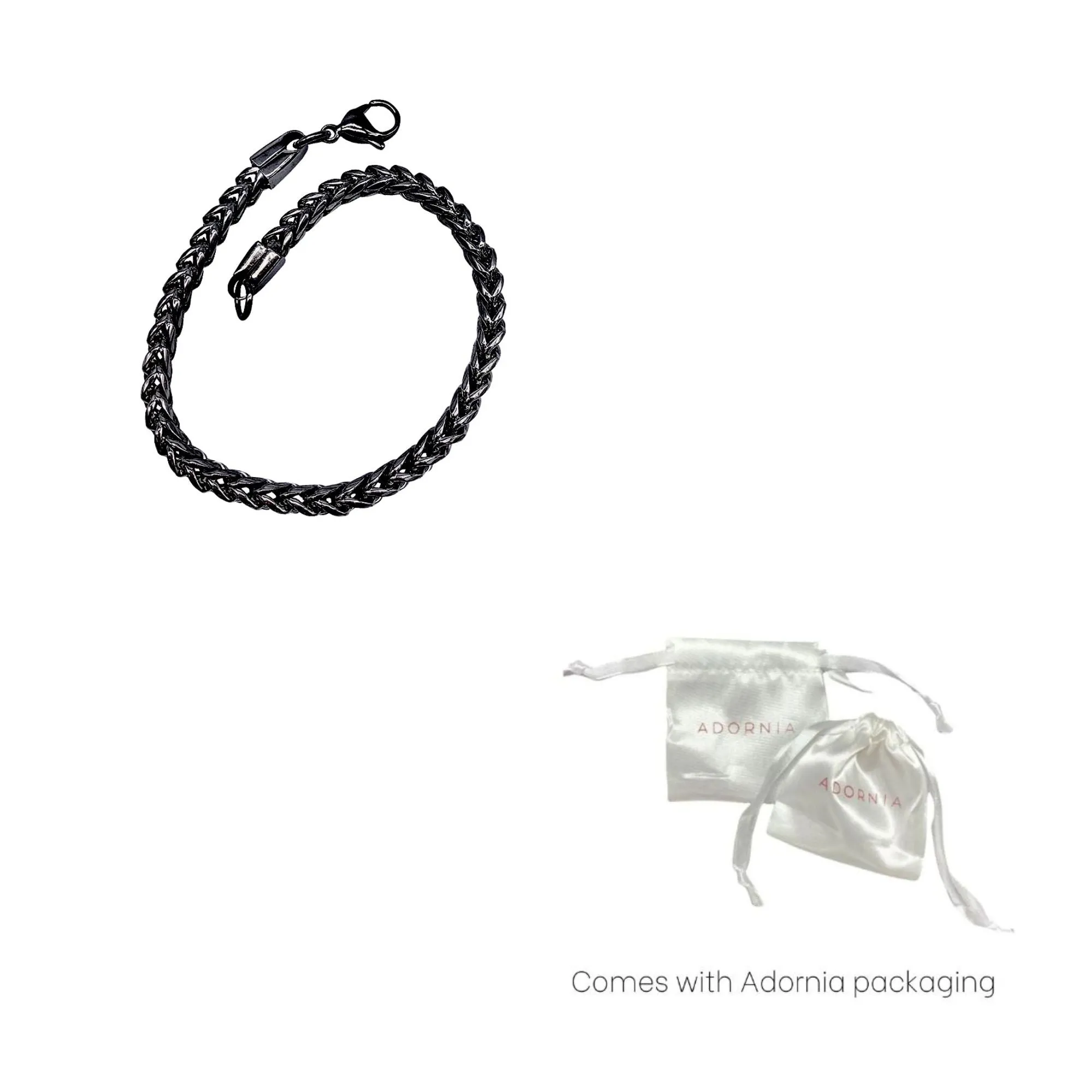 Tarnish Resistant Silver Plated Franco Chain Bracelet