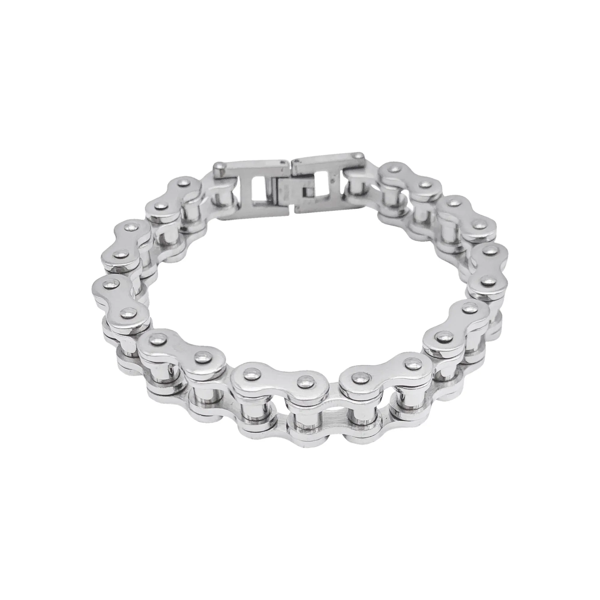 Tarnish Resistant Silver Plated Interlock Bracelet
