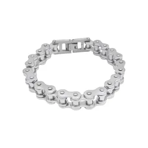 Tarnish Resistant Silver Plated Interlock Bracelet
