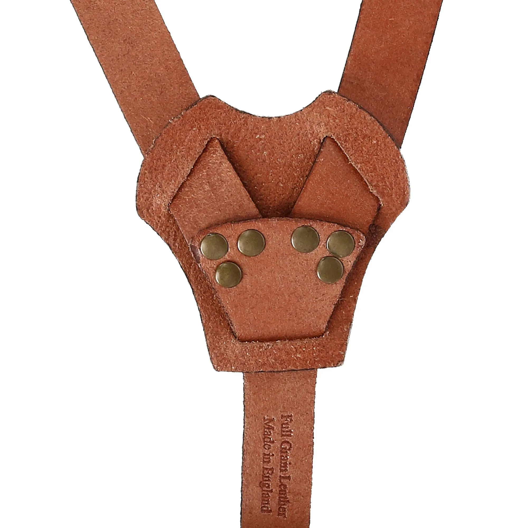 The Bristol Clip End Leather Braces With Elastic Backstrap