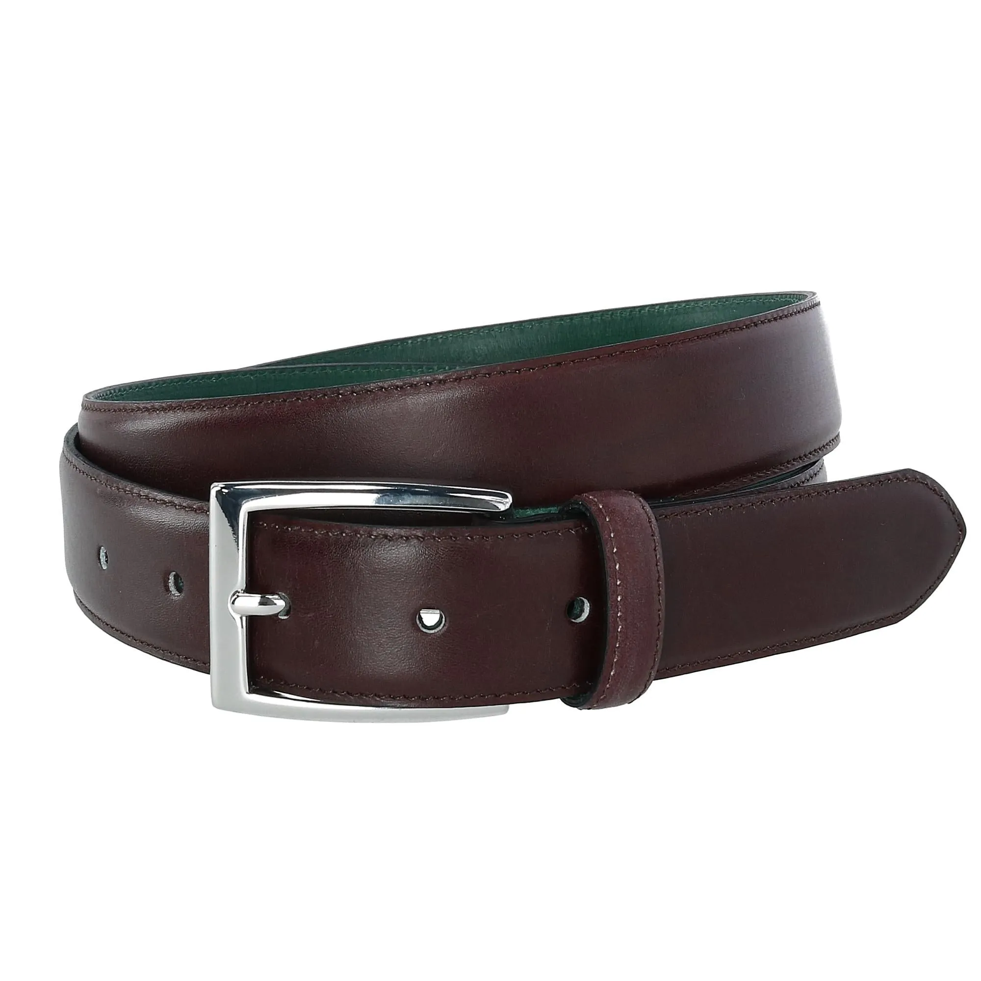 The Edward Slim Calfskin Leather Belt