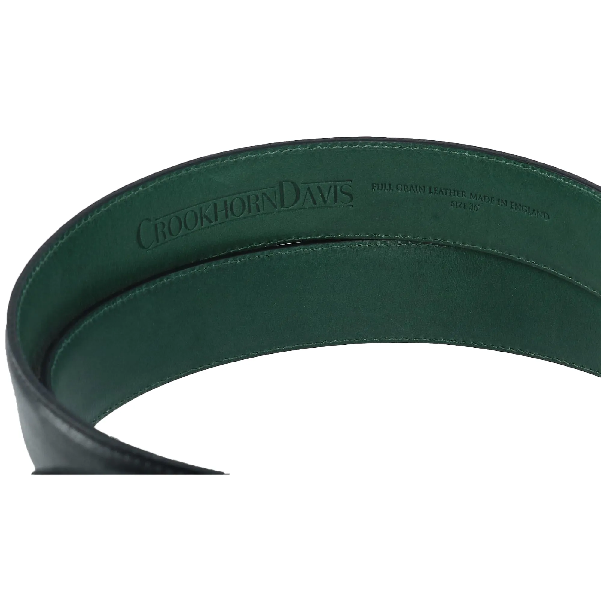 The Edward Slim Calfskin Leather Belt